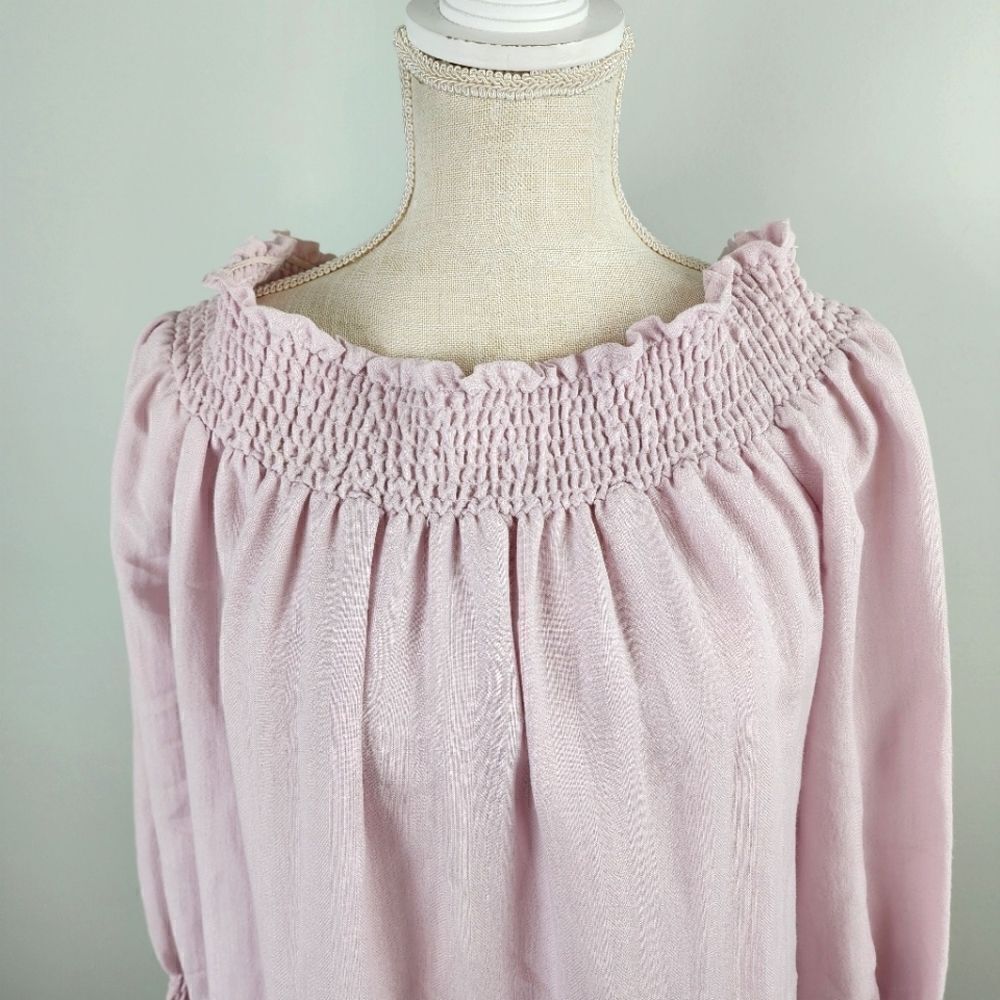 Ark NC Off Shoulder Midi Dress Lavender Size Large